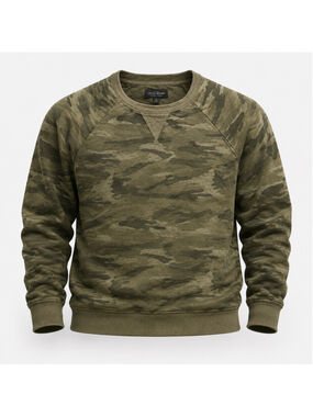 Lucky Brand Men’s Camo Sweatshirt M Green Brown
258